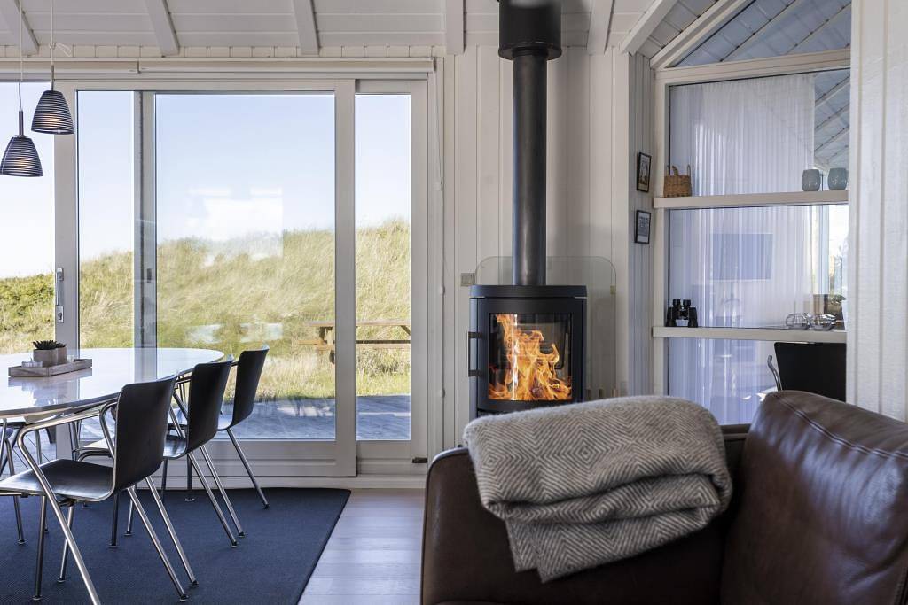 Ferienhaus mit Pool und Meerblick in Hirtshals region, Tannisbucht