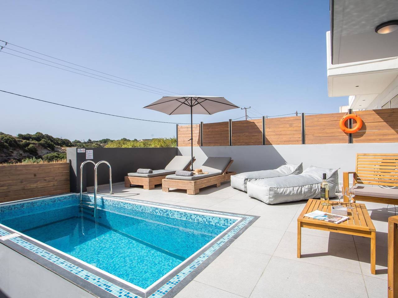 Armonikon Pool Villa 2 in Rhodos Stadt, Rhodos