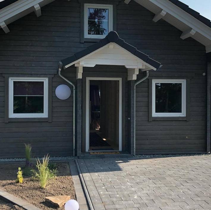 Ferienhaus für 6 Personen, mit Terrasse und Garten sowie Seeblick und Ausblick in Barßel