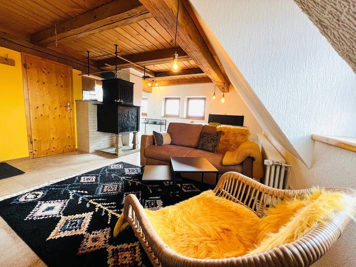 Hel lägenhet, Eugenhaus 'Loft' Apartment in Rosenfeld, Neckar-Alb