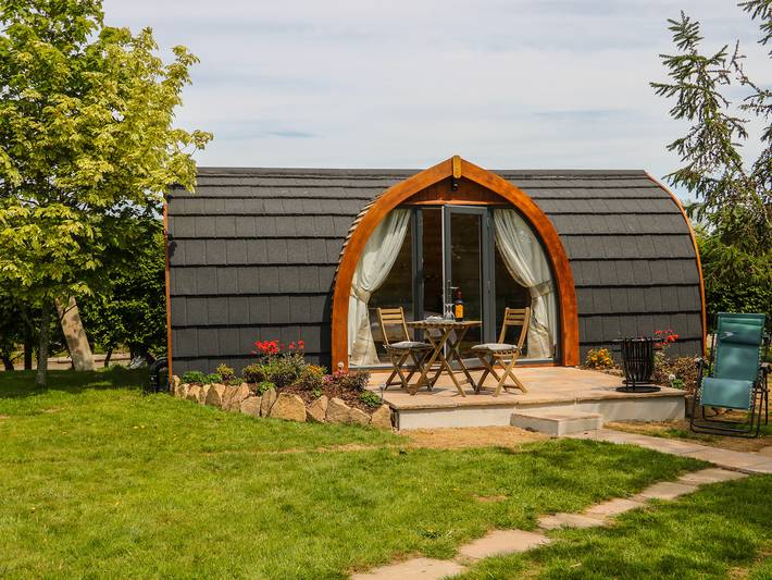 Hütte für 2 Personen, mit Garten in Cornwall