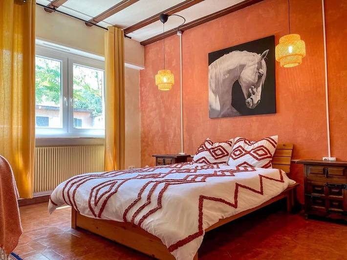 Appartement de vacances pour 2 personnes, avec jardin