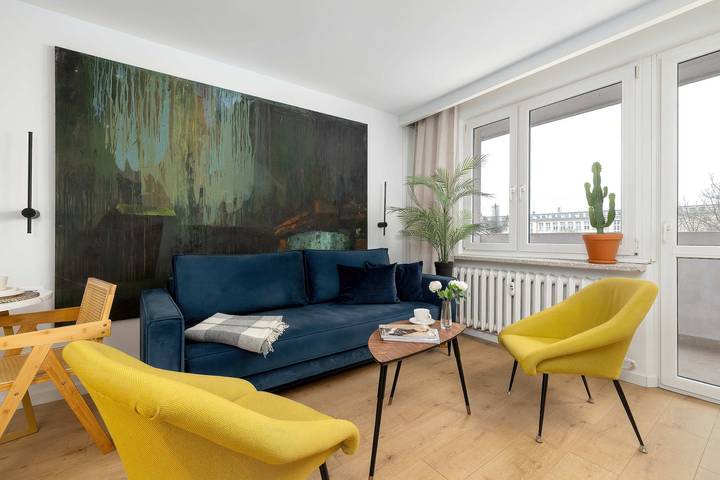 Gîte pour 2 personnes, avec balcon/terrasse, animaux acceptés à Katowice