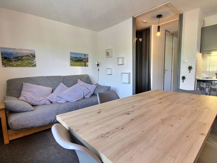 Apartamento entero, Encantador apartamento de 2 habitaciones a pie de pistas, renovado in Plagne Villages, La Plagne-Tarentaise