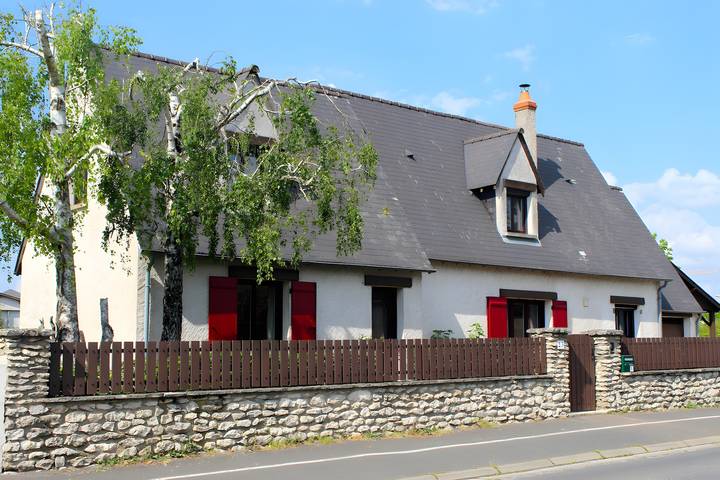 Chambre d’hôte pour 2 personnes, avec Jardin à Lussault-sur-Loire