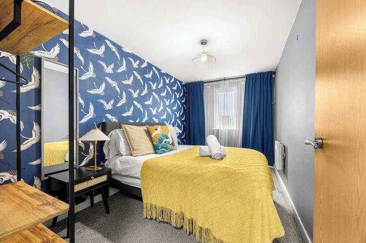 Appartement entier, Chic Salford Flat | Near Trafford & Free Parking by Genesis Living in Grand Manchester
