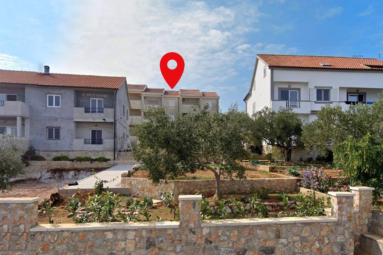 Ganze Wohnung, 1-Zimmer-Ferienwohnung mit Balkon und Meerblick Tkon, Pasman A-24359-a in Tkon, Pasman