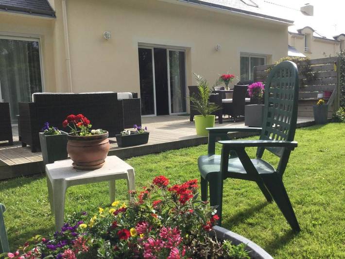 Chambre d’hôte pour 3 personnes, avec jardin à Saint-Nazaire