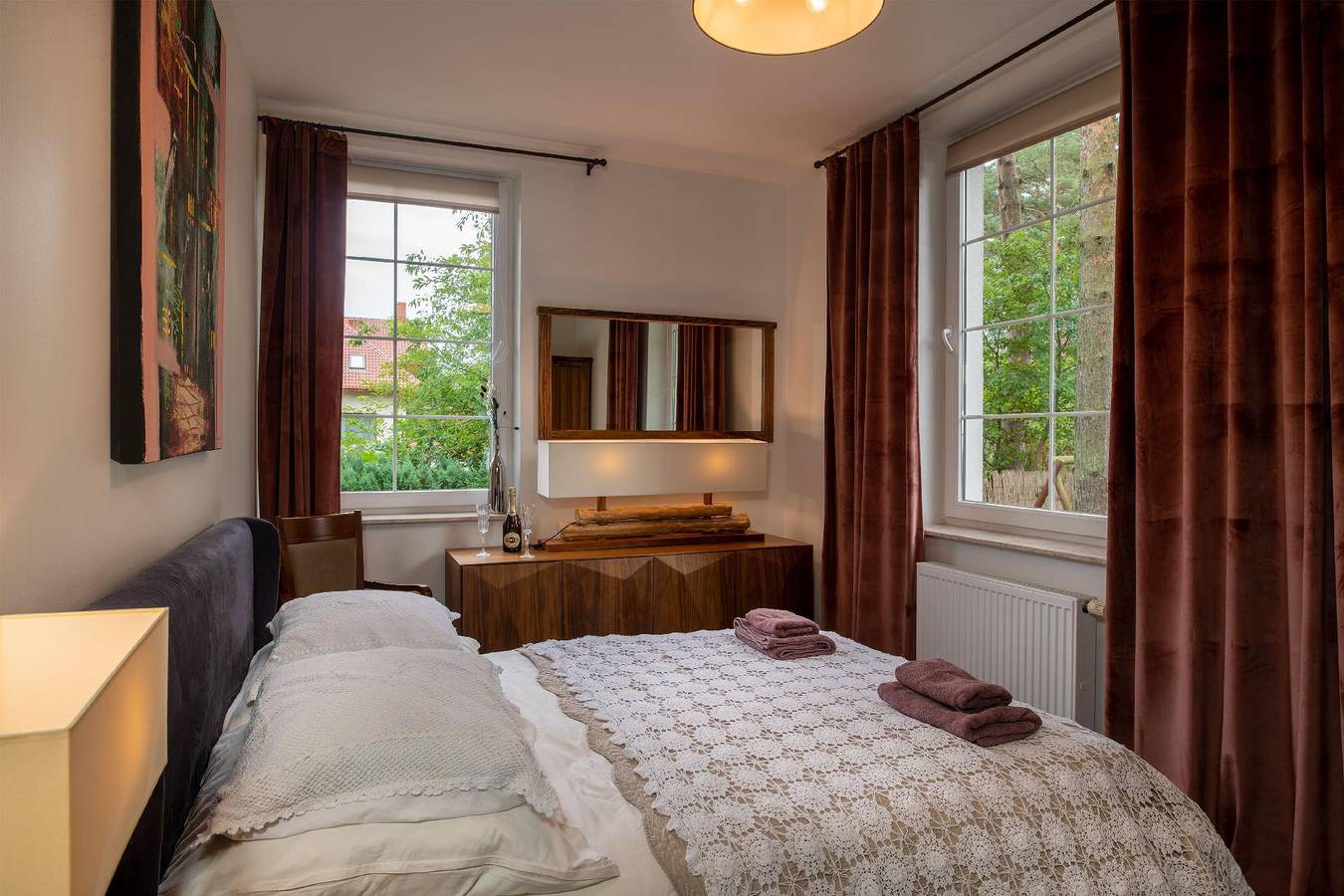 Ganze Ferienwohnung, Appartement in Rozewie mit Grill und Garten in Polnische Ostsee
