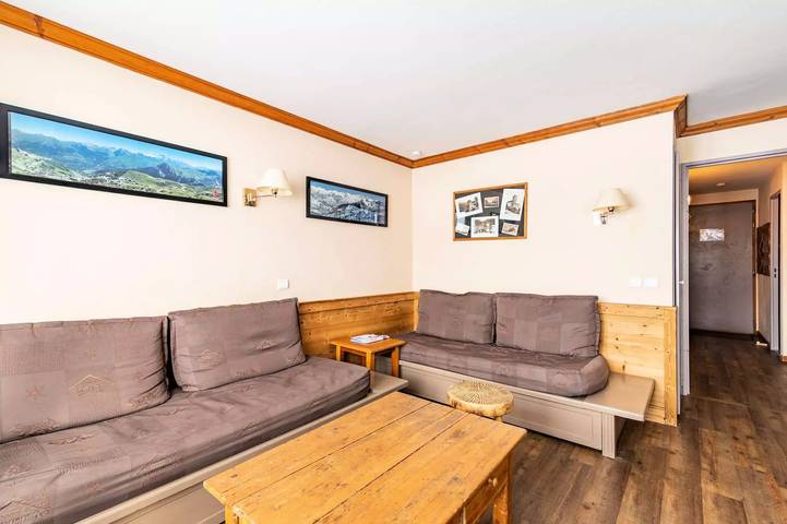 Gîte pour 6 personnes, avec vue dans Plagne Soleil