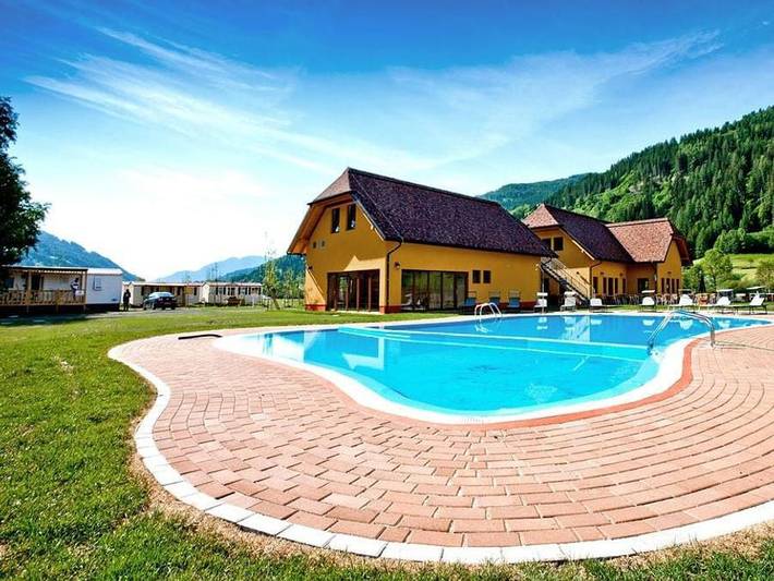 Camping pour 6 personnes, avec bassin pour enfant et sauna en Autriche
