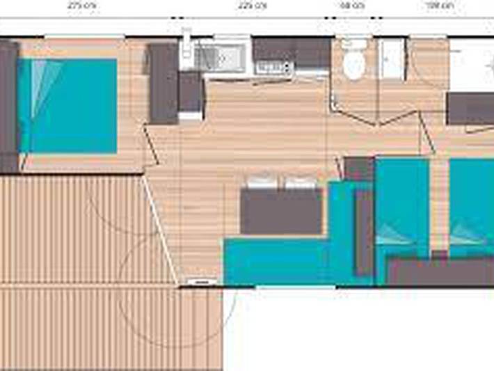 Mobil home pour 5 personnes à Annot - 4