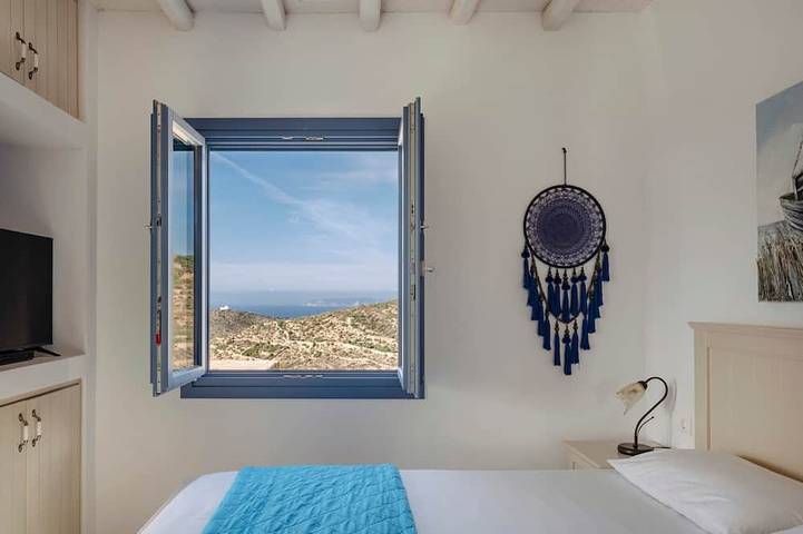 Location de vacances pour 4 personnes, avec Balcon et Jardin dans Folégandros