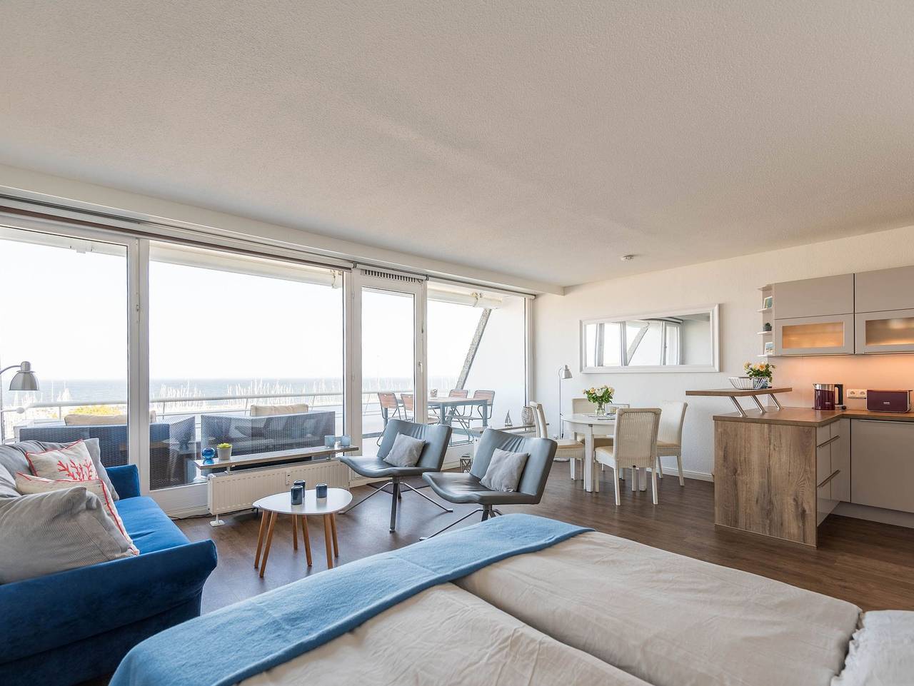 Ganze Ferienwohnung, Kapitänsblick - Kapitänsblick in Kieler Förde, Kiel