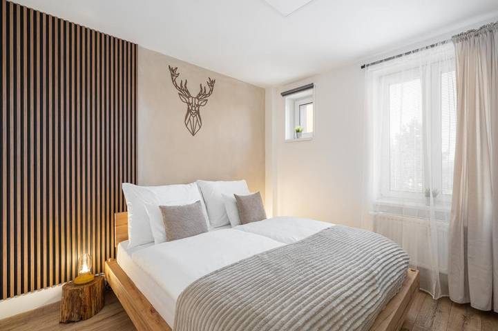 Ferienwohnung für 2 Personen, mit Garten und Ausblick, mit Haustier in Ostrau