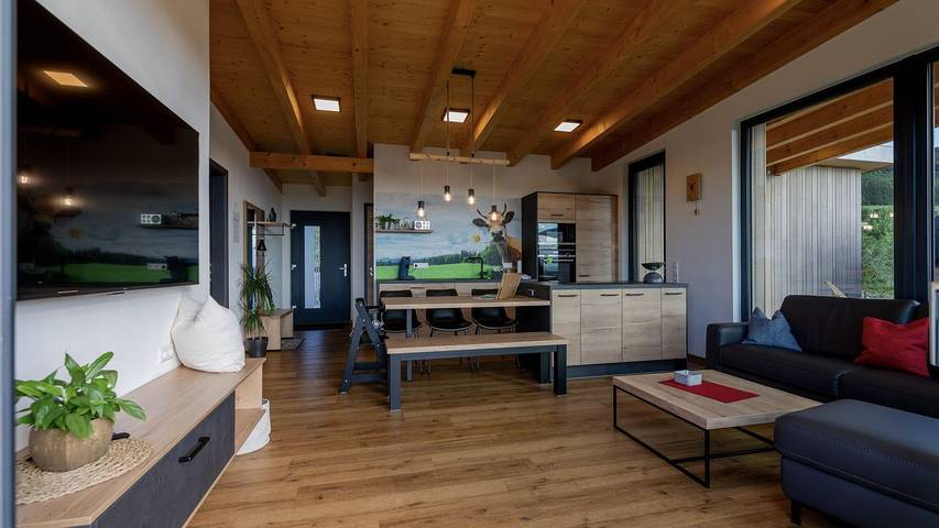 Ferienhaus für 5 Personen, mit Terrasse und Sauna sowie Garten in Naturpark Obere Donau - 3