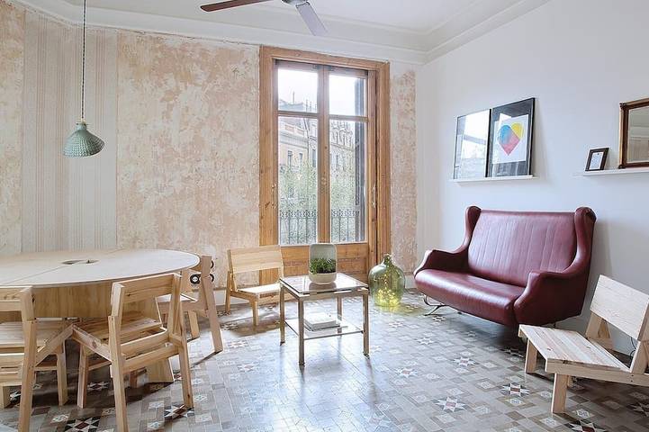 Gîte pour 4 personnes, avec balcon dans El Trampoli