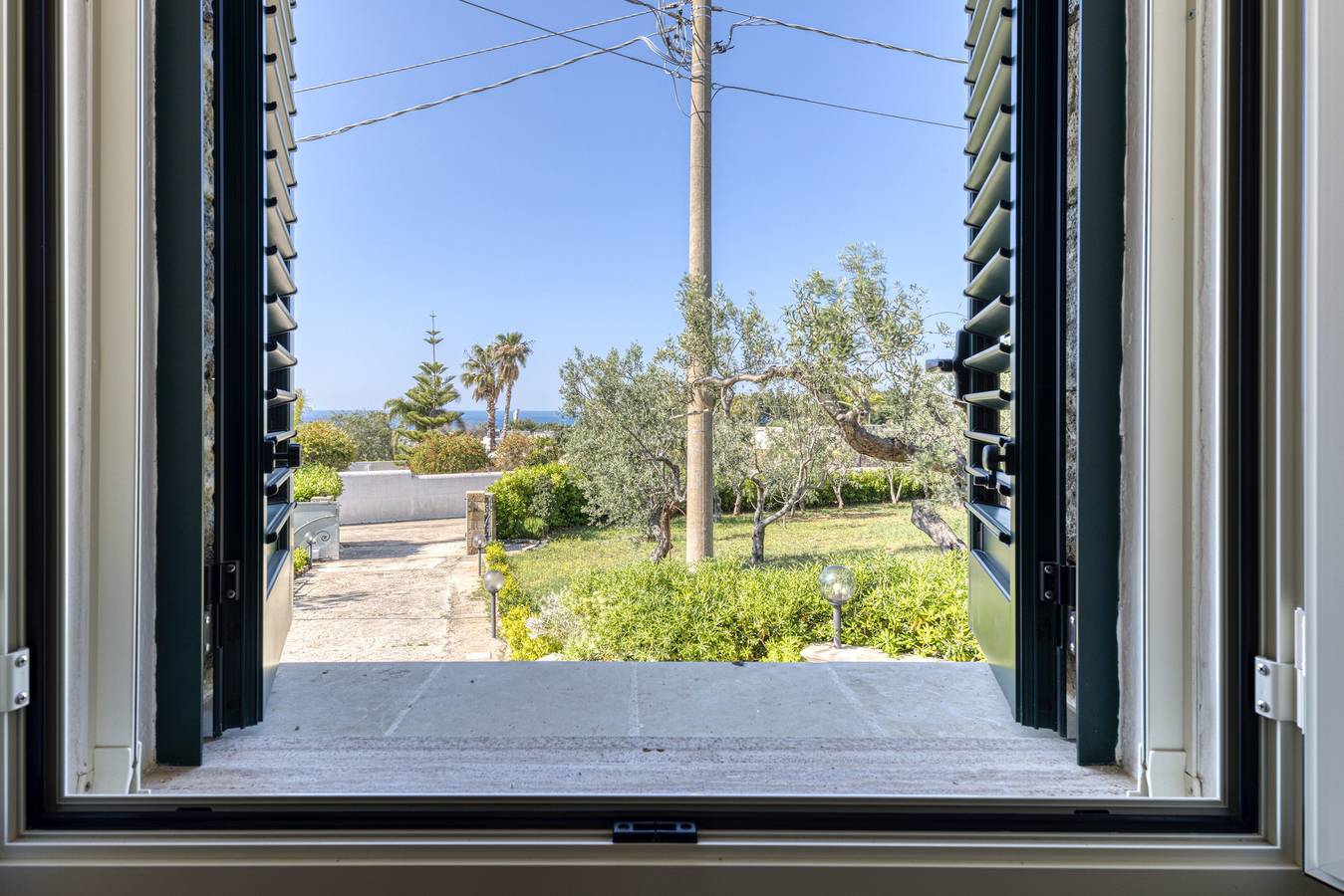 Villa Elena avec vue sur la mer, Wi-Fi et climatisation in Salve, Golfe de Tarente