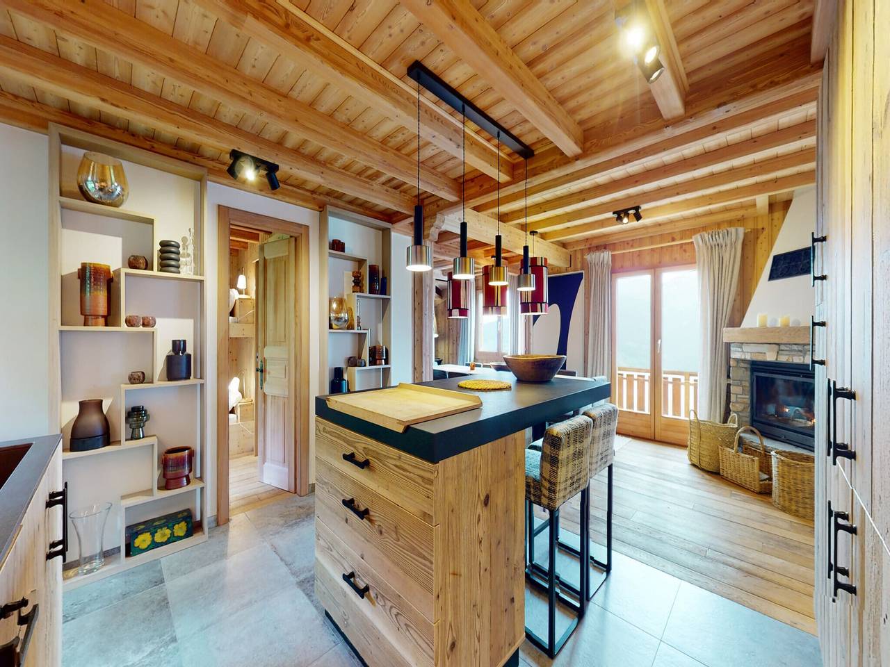 Schönes Chalet in Le Bouveret mit Garten in Riod, Hérémence