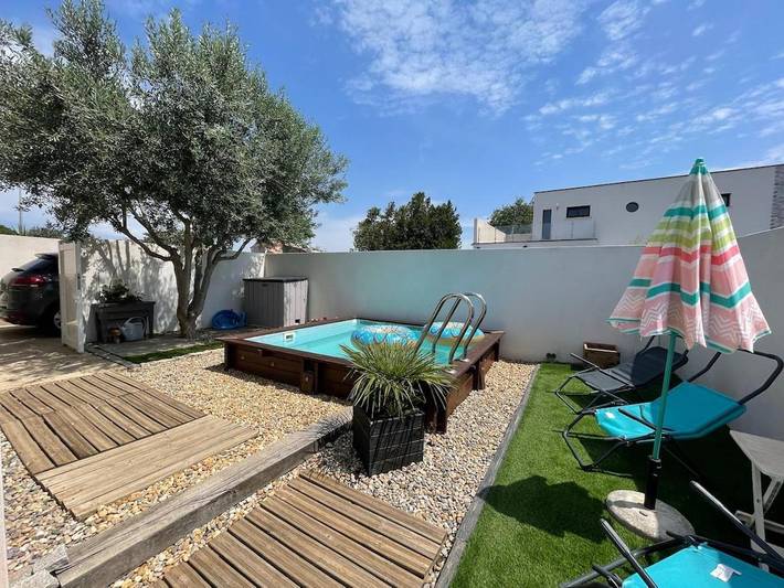Maison de vacances pour 7 personnes, avec piscine et jardin
