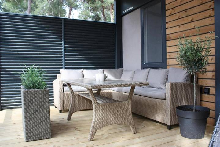 Camping für 5 Personen, mit Ausblick und Garten in Rovinj - 4