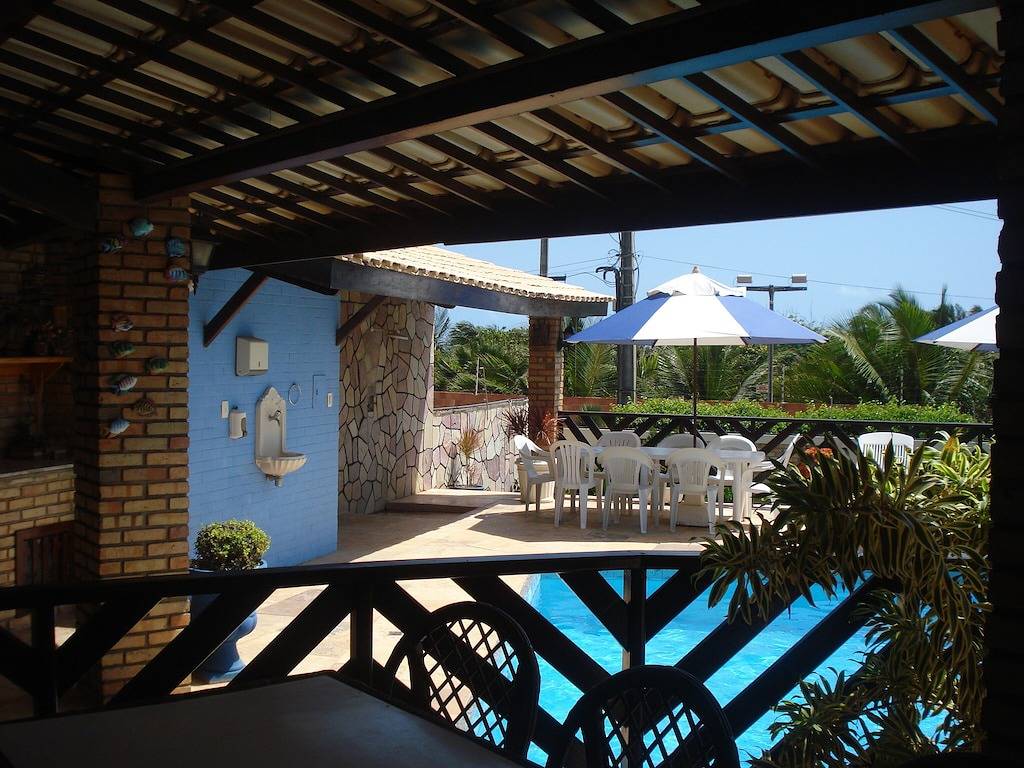 Nur 600 m vom Wasserpark Beach Park entfernt, Zimmer für 3 bis 6 Pers. in Aquiraz, Litoral Cearense