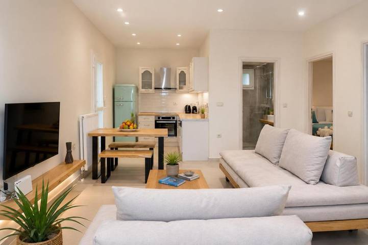 Location de vacances pour 4 personnes, avec Terrasse dans Liapádes