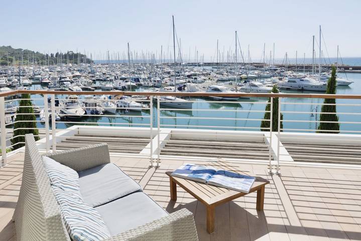 Ferienwohnung für 6 Personen, mit Pool und Balkon/Terrasse sowie Meerblick, mit Haustier in der Toskana - 3