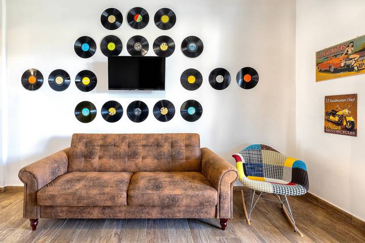 Apartment 'Vintage Village - 70s Style' with Mountain View, Wi-Fi and Air Conditioning in Alghero, Sassari Province