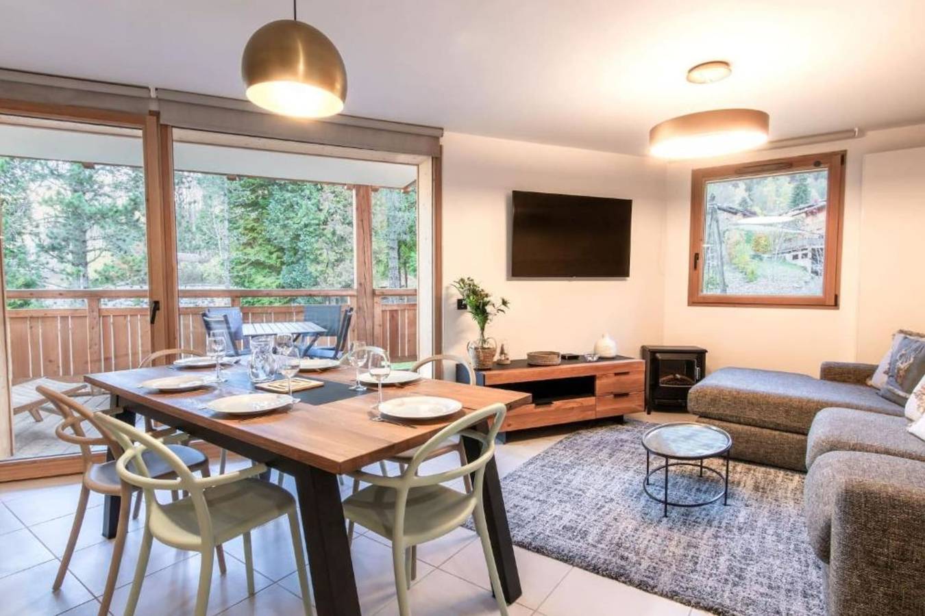 Appartement entier, Appt moderne aux Houches | Balcon + Parking in Les Houches, Massif du Mont-Blanc