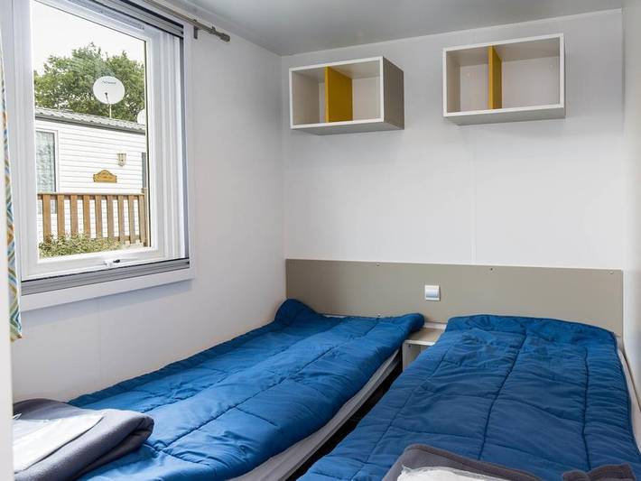 Camping Le Welcome - Mobilheim 6 personen - Mh 2Ch - Halbüberdachte Terrasse Geschlossen in Mesquer, Côte d'Amour