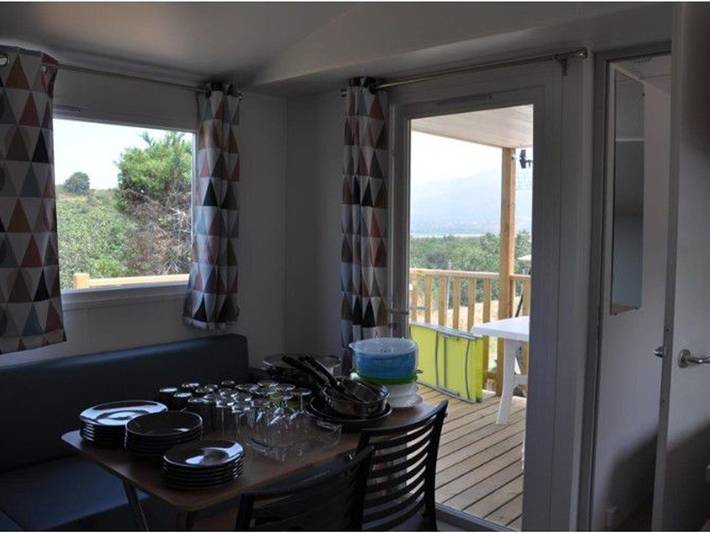 Mobil home pour 4 personnes, avec piscine et terrasse, animaux acceptés à Le Boulou - 2