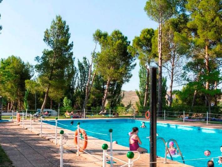 Camping Lago Resort - Mobilhome 2 personas - Rio Piedra - sin instalaciones sanitarias in Nuévalos, Provincia de Zaragoza