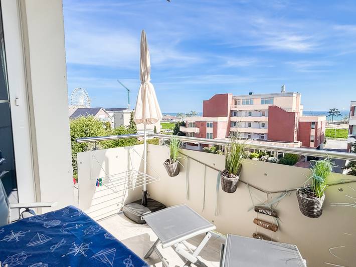 Apartamento de vacaciones para 3 personas, con balcón - 1
