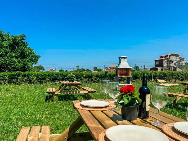 Apartamento de vacaciones para 4 personas, con Terraza y Jardín en Santander