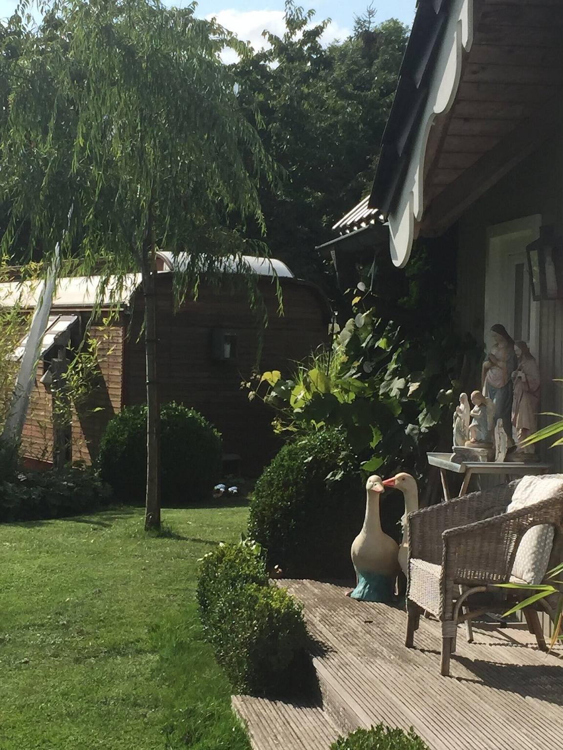 Appartement 'Romantikurlaub Im Zirkuswagen' met privétuin en Wi-Fi, foto 13