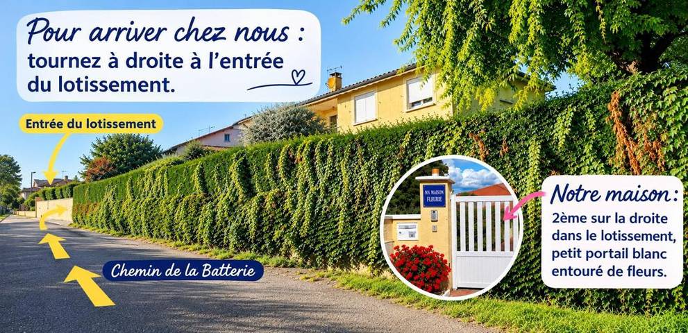 Gîte pour 4 personnes, avec Terrasse ainsi que Jardin et Vue dans Janneyrias