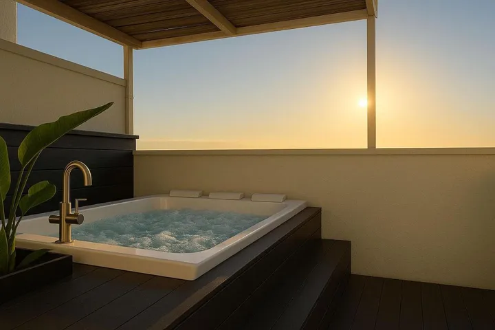 Villa pour 2 personnes, avec jacuzzi et jardin - 1