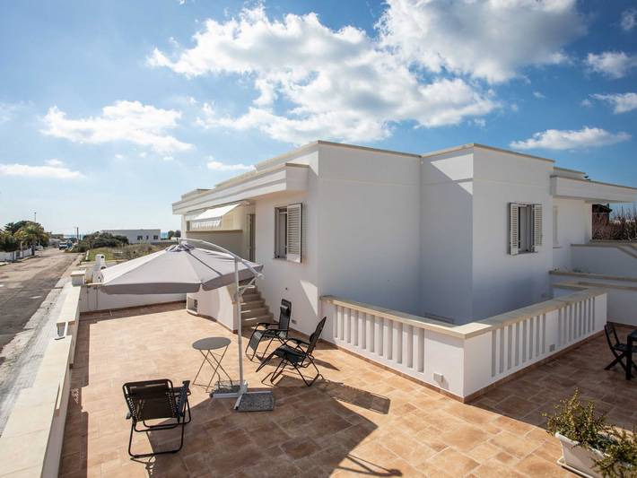 Casa vacanza per 4 persone, con Terrazza a Marina di Pescoluse