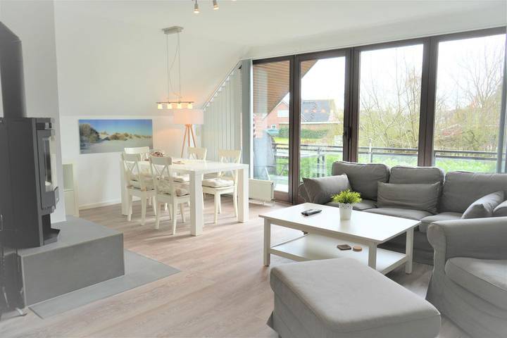 Ferienwohnung für 4 Personen, mit Balkon und Garten