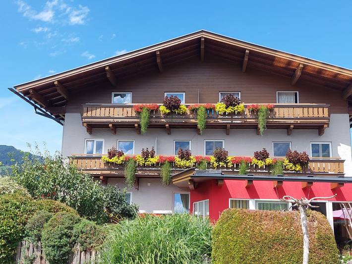 Ferienwohnung für 4 Personen, mit Ausblick und Garten sowie Sauna und Balkon in Maishofen