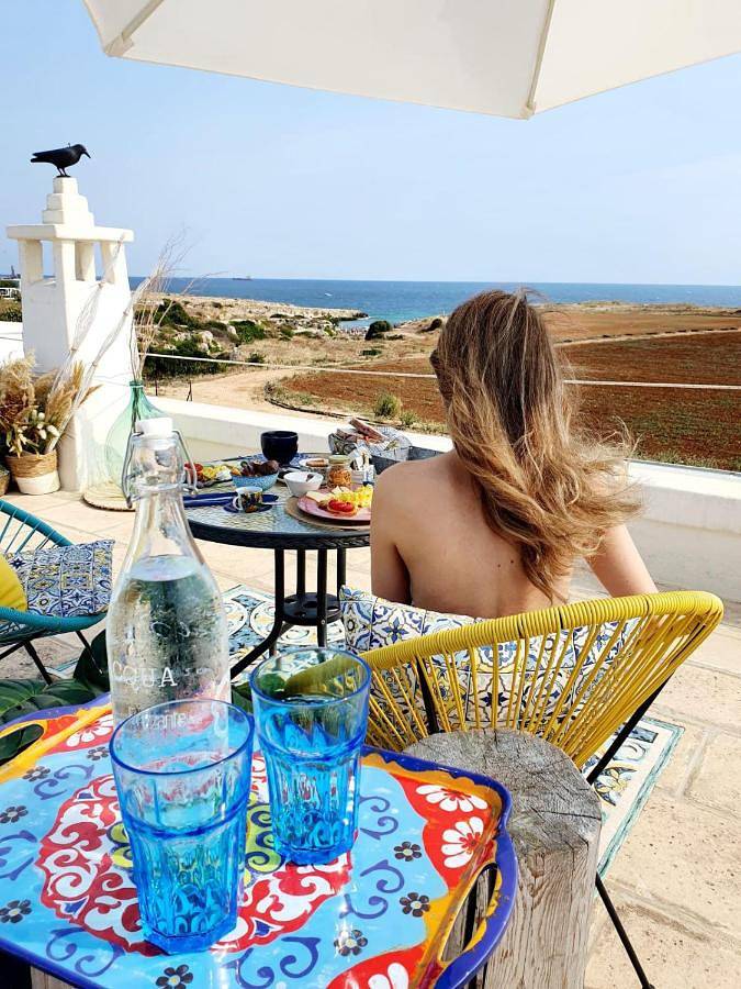 BnB für 2 Personen, mit Ausblick und Garten in Monopoli