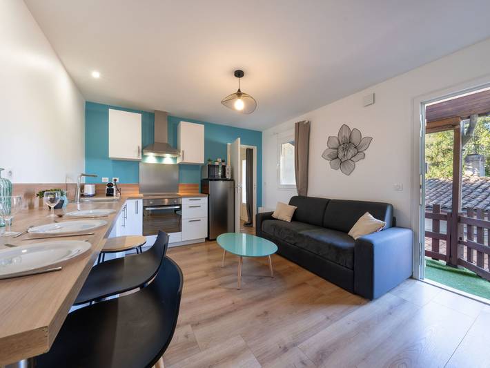 Appartement de vacances pour 4 personnes, avec terrasse, animaux acceptés