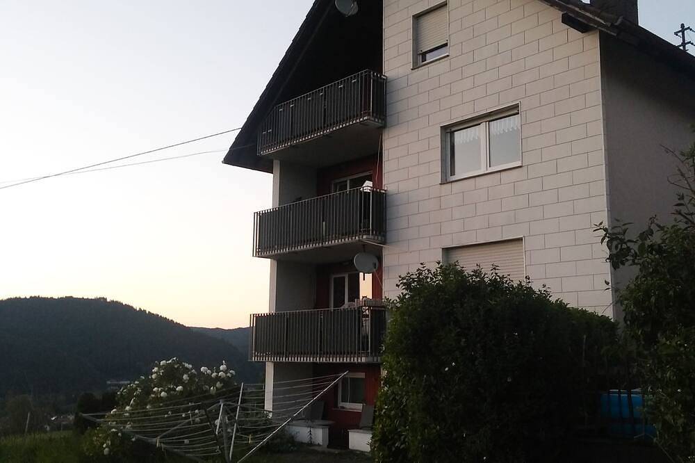 Ganze Wohnung, Ferienwohnung, 80qm, 2 Schlafräume für bis 4 Personen in Waldkirch, Südschwarzwald