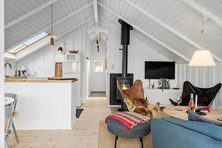 Ferienhaus für 3 Personen, mit Terrasse und Seeblick an der Westküste Dänemarks - 4