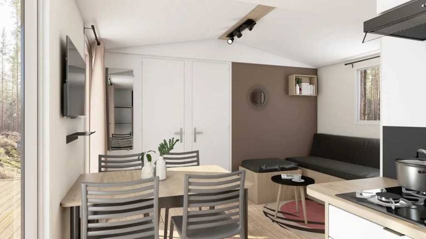 Mobil home pour 4 personnes, avec bassin pour enfant à Pont-Aven - 4