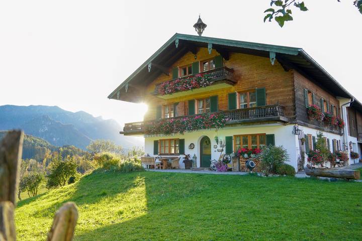 Bauernhaus für 3 Personen, mit Balkon und Garten