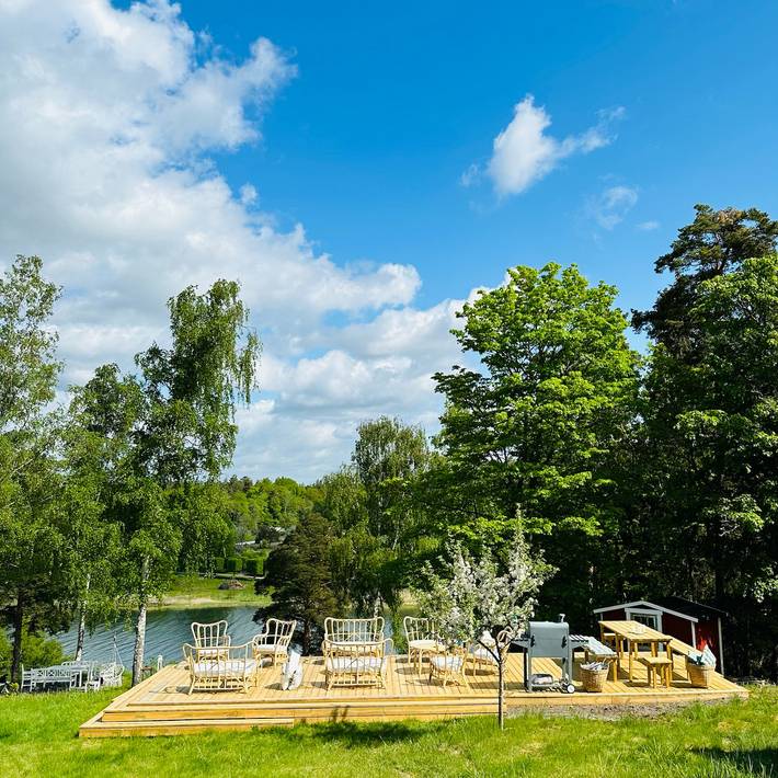 Ferienhaus für 6 Personen, mit Seeblick und Garten sowie Terrasse, mit Haustier - 1