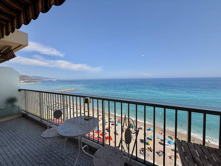 Studio für 2 Personen, mit Meerblick und Balkon sowie Terrasse in Menton - 2