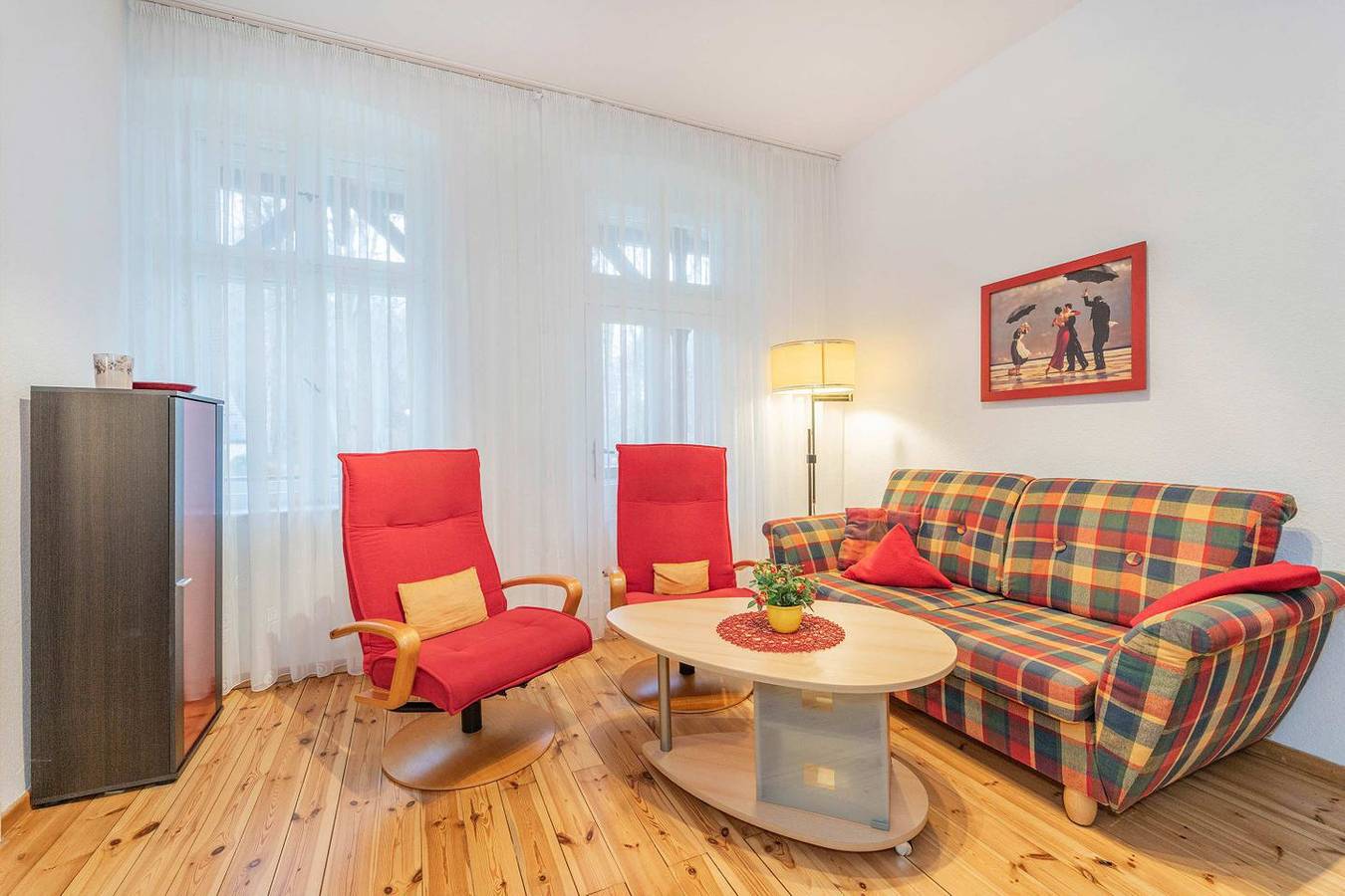 Ganze Wohnung, Waldfriede – Ferienwohnung Rot mit Balkon, Wlan & nah am Sandstrand in Bansin, Heringsdorf